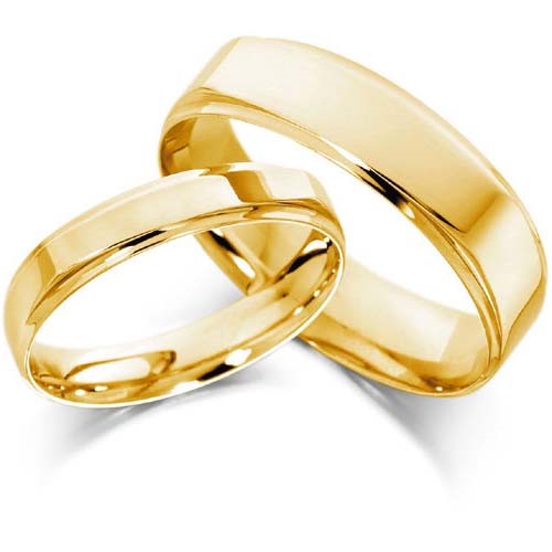 New Luxury Wedding Rings Simple Design Couple Alliance Ring - Temu